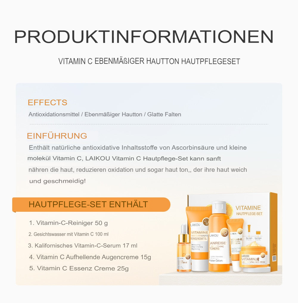 Laikou Vitamin C Hautpflege-Set