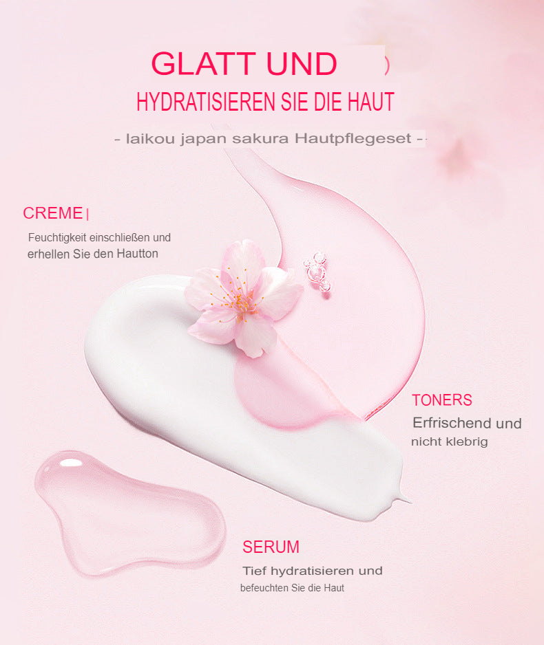 Laikou Japan Sakura Hautpflege-Set
